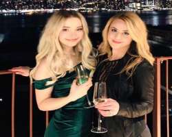 Dove Cameron consuming alcohol